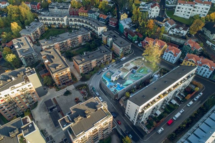 Blugreen çatılar binalara hayat veriyor